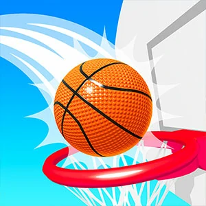 Bounce Dunk FRVR - free online game screenshot at Ciehee