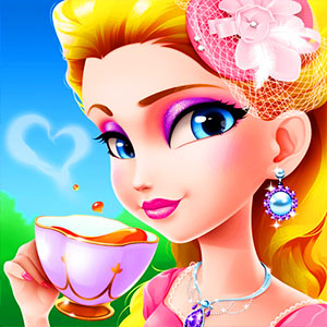 Princess Happy Tea Party Cooking - free online game screenshot at Ciehee